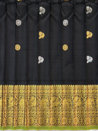 GADWAL PURE SILK CHECKS HANDLOOM SAREE