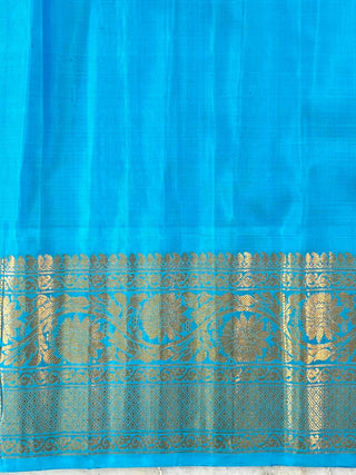 GADWAL PURE SILK CHECKS HANDLOOM SAREE