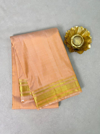 GADWAL DHOTI PURE SILK HANDLOOM 2PC SET