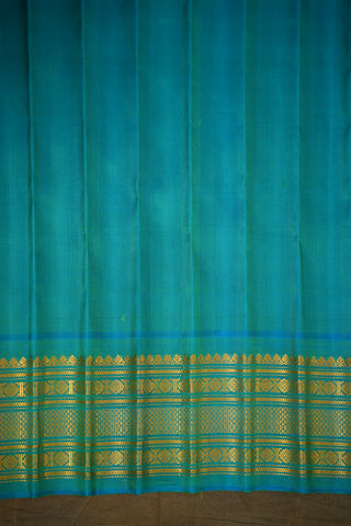 GADWAL PURE SILK GANGA JAMUNA BORDER SAREE