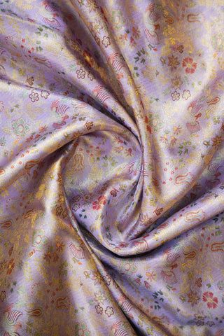 EXCLUSIVE KANCHIPURAM PURE SILK TISSUE BROCADE SAREE
