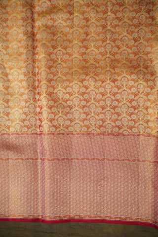 EXCLUSIVE KANCHIPURAM PURE SILK TISSUE BROCADE SAREE