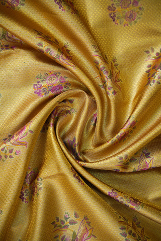 EXCLUSIVE KANCHIPURAM PURE SILK TISSUE BROCADE SAREE