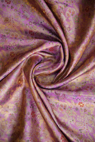 EXCLUSIVE KANCHIPURAM PURE SILK TISSUE BROCADE SAREE