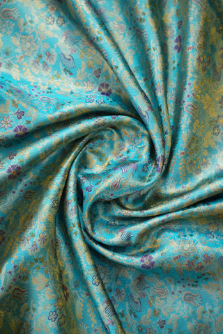 EXCLUSIVE KANCHIPURAM PURE SILK TISSUE BROCADE SAREE