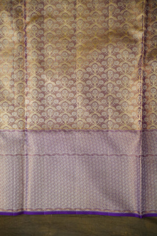 EXCLUSIVE KANCHIPURAM PURE SILK TISSUE BROCADE SAREE