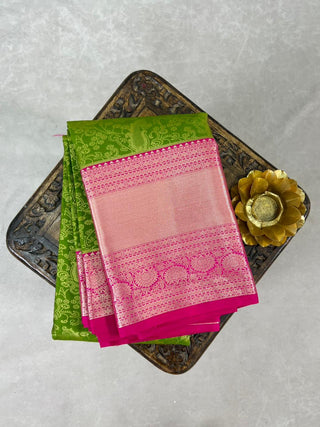 SEMI KANCHI BROCADE SAREE