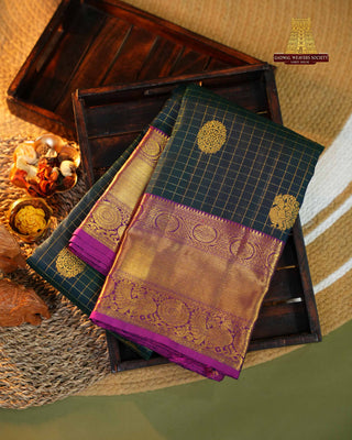 KANCHIPURAM PURE SILK HANDLOOM SAREE
