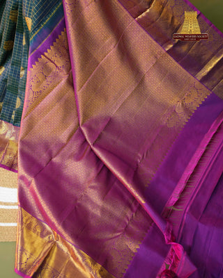 KANCHIPURAM PURE SILK HANDLOOM SAREE