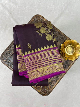 KANCHIPURAM PURE SILK HANDLOOM SAREE