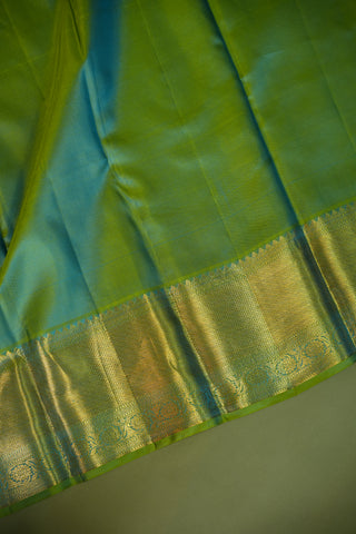 KANCHIPURAM PURE SILK BROCADE HANDLOOM SAREE