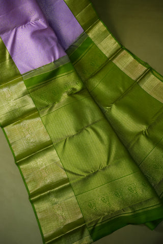 KANCHIPURAM PURE SILK BROCADE HANDLOOM SAREE