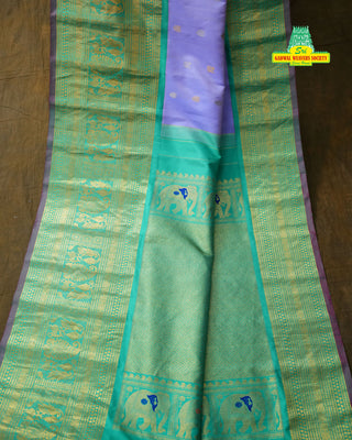 EXCLUSIVE GADWAL PURE SILK HANDLOOM SAREE