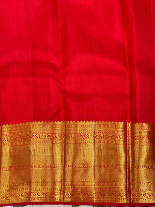 KANCHIPURAM PURE SILK BROCADE HANDLOOM SAREE