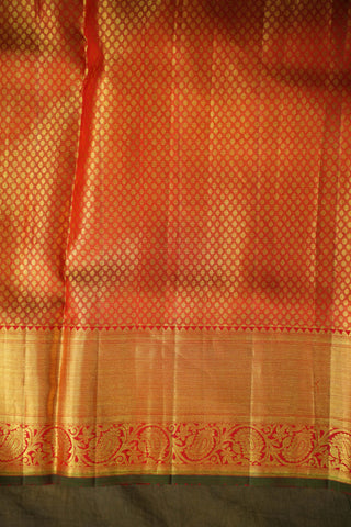 KANCHIPURAM PURE SILK TISSUE BROCADE SAREE