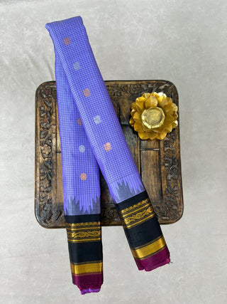 GADWAL PURE SILK CHECKS HANDLOOM SAREE