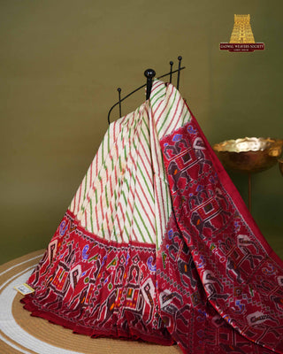 POCHAMPALLY IKKAT PURE SILK HANDLOOM SAREE
