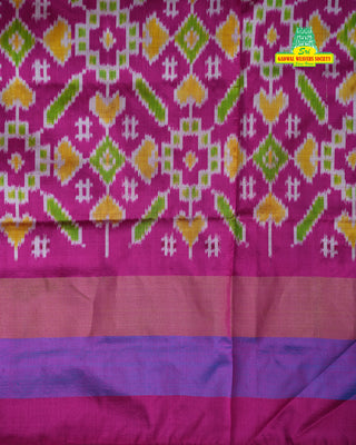 POCHAMPALLY IKKAT PURE SILK HANDLOOM SAREE