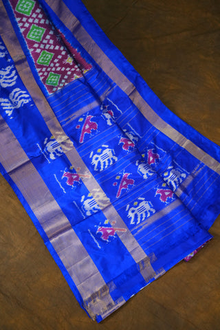 POCHAMPALLY IKKAT PURE SILK HANDLOOM SAREE