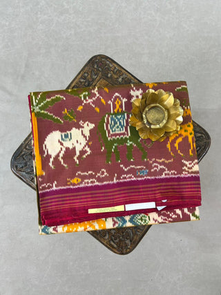 POCHAMPALLY IKKAT PURE SILK HANDLOOM SAREE