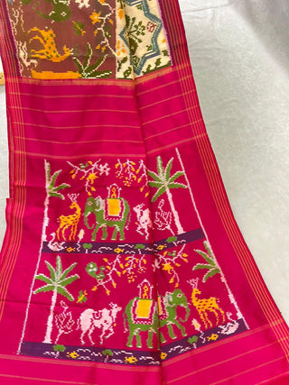POCHAMPALLY IKKAT PURE SILK HANDLOOM SAREE