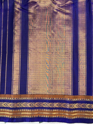 GADWAL PURE COTTON CHECKS HANDLOOM SAREE