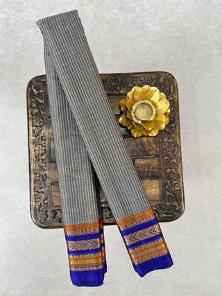 GADWAL PURE COTTON CHECKS HANDLOOM SAREE