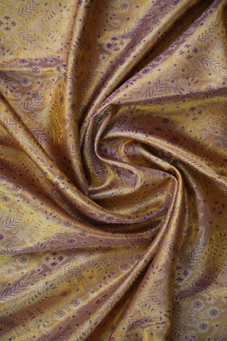 KANCHIPURAM PURE SILK TISSUE HANDLOOM LEHANGA