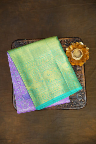 KANCHIPURAM PURE SILK BROCADE SAREE