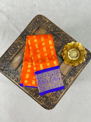 KANCHI PURE SILK HANDLOOM LEHENGA