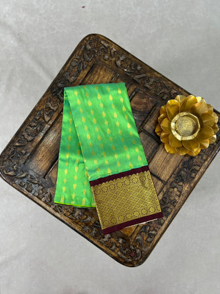KANCHI PURE SILK HANDLOOM LEHENGA