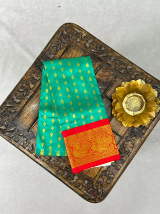 KANCHI PURE SILK HANDLOOM LEHENGA