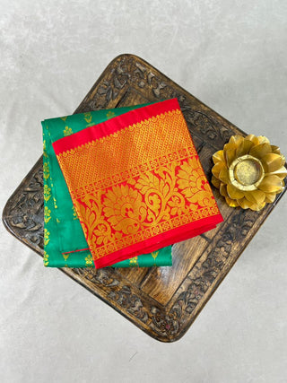 KANCHI PURE SILK HANDLOOM LEHENGA