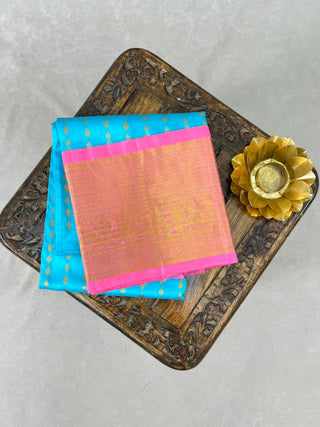 KANCHI PURE SILK HANDLOOM LEHENGA