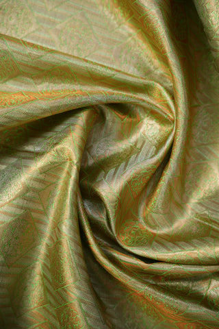 KANCHIPURAM PURE SILK TISSUE HANDLOOM LEHANGA