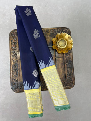 GADWAL PASTEL PURE SILK HANDLOOM SAREE