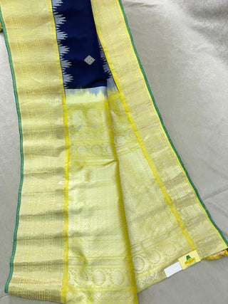 GADWAL PASTEL PURE SILK HANDLOOM SAREE
