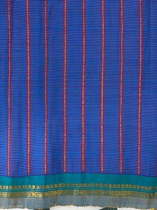 GADWAL PURE COTTON SMALL BORDER HANDLOOM SAREE