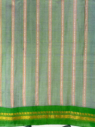 GADWAL PURE COTTON SMALL BORDER HANDLOOM SAREE