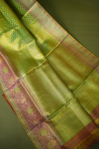 KANCHIPURAM PURE SILK BROCADE SAREE