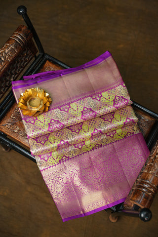 KANCHIPURAM PURE SILK BROCADE SAREE