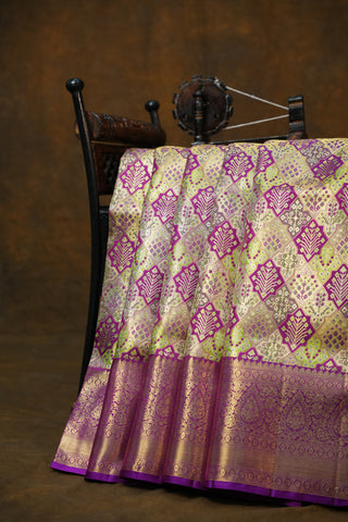 KANCHIPURAM PURE SILK BROCADE SAREE