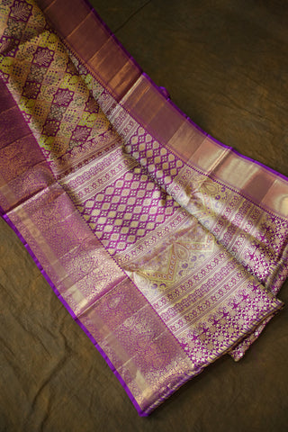 KANCHIPURAM PURE SILK BROCADE SAREE