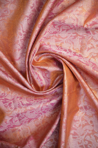KANCHIPURAM PURE SILK TISSUE BROCADE SAREE