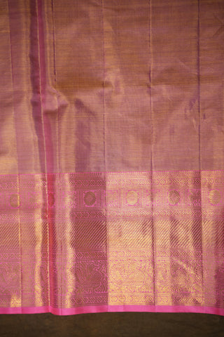 KANCHIPURAM PURE SILK TISSUE BROCADE SAREE