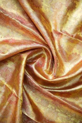 KANCHIPURAM PURE SILK BROCADE HANDLOOM SAREE