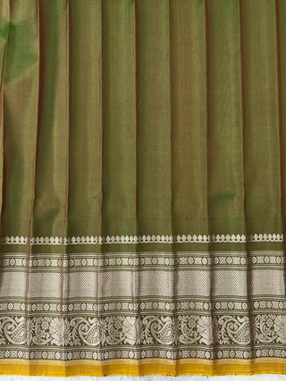 GADWAL PASTEL PURE SILK HANDLOOM SAREE