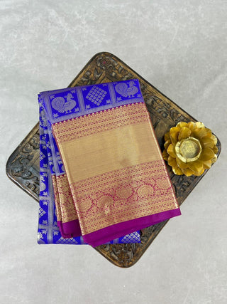 SEMI KANCHI BROCADE SAREE
