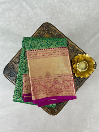 SEMI KANCHI BROCADE SAREE