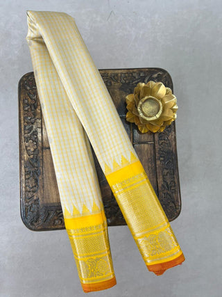 GADWAL PASTEL PURE SILK HANDLOOM SAREE